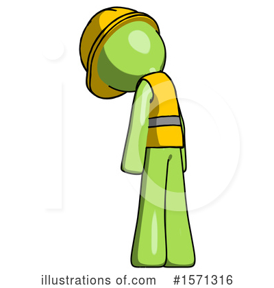 Royalty-Free (RF) Green Design Mascot Clipart Illustration by Leo Blanchette - Stock Sample #1571316