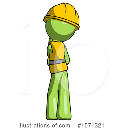 Royalty-Free (RF) Green Design Mascot Clipart Illustration by Leo Blanchette - Stock Sample #1571321