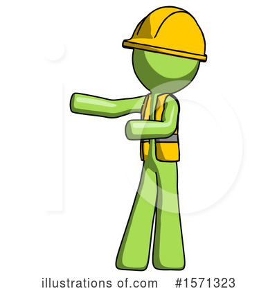 Royalty-Free (RF) Green Design Mascot Clipart Illustration by Leo Blanchette - Stock Sample #1571323