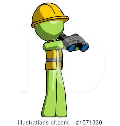 Royalty-Free (RF) Green Design Mascot Clipart Illustration by Leo Blanchette - Stock Sample #1571330