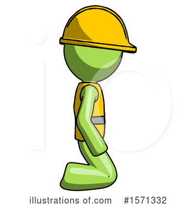 Royalty-Free (RF) Green Design Mascot Clipart Illustration by Leo Blanchette - Stock Sample #1571332