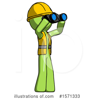 Royalty-Free (RF) Green Design Mascot Clipart Illustration by Leo Blanchette - Stock Sample #1571333