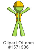Green Design Mascot Clipart #1571336 by Leo Blanchette