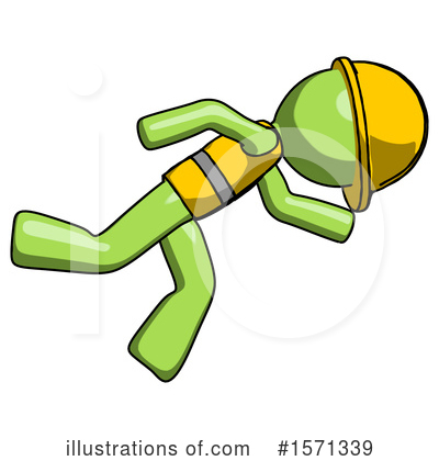 Royalty-Free (RF) Green Design Mascot Clipart Illustration by Leo Blanchette - Stock Sample #1571339