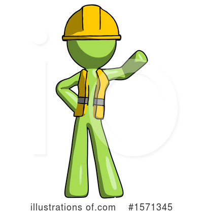 Royalty-Free (RF) Green Design Mascot Clipart Illustration by Leo Blanchette - Stock Sample #1571345