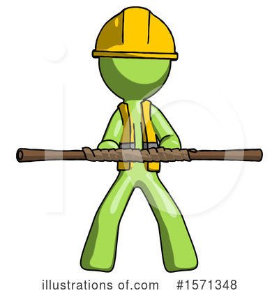 Royalty-Free (RF) Green Design Mascot Clipart Illustration by Leo Blanchette - Stock Sample #1571348