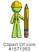 Green Design Mascot Clipart #1571353 by Leo Blanchette