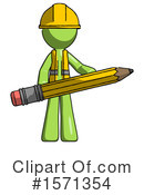 Green Design Mascot Clipart #1571354 by Leo Blanchette