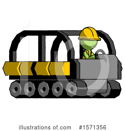 Royalty-Free (RF) Green Design Mascot Clipart Illustration by Leo Blanchette - Stock Sample #1571356