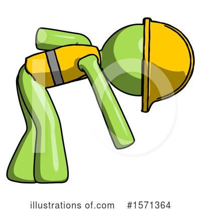 Royalty-Free (RF) Green Design Mascot Clipart Illustration by Leo Blanchette - Stock Sample #1571364
