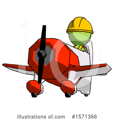 Royalty-Free (RF) Green Design Mascot Clipart Illustration by Leo Blanchette - Stock Sample #1571366