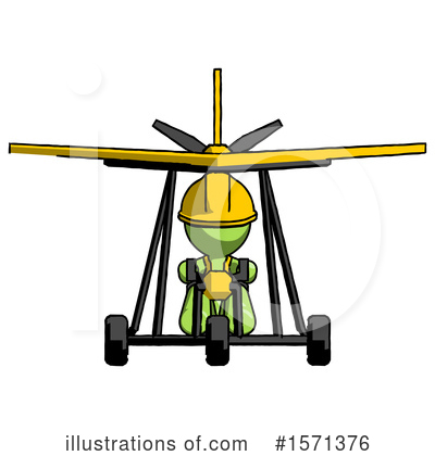 Royalty-Free (RF) Green Design Mascot Clipart Illustration by Leo Blanchette - Stock Sample #1571376