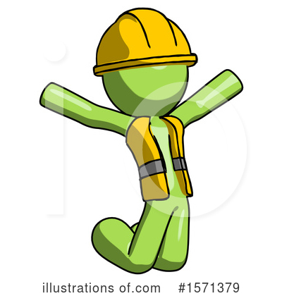 Royalty-Free (RF) Green Design Mascot Clipart Illustration by Leo Blanchette - Stock Sample #1571379