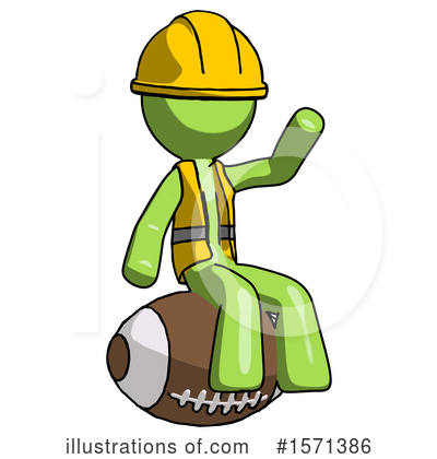 Royalty-Free (RF) Green Design Mascot Clipart Illustration by Leo Blanchette - Stock Sample #1571386