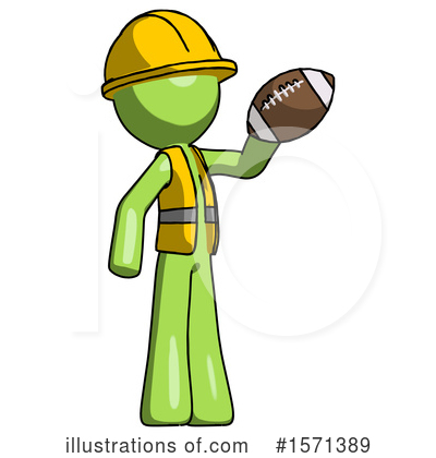 Royalty-Free (RF) Green Design Mascot Clipart Illustration by Leo Blanchette - Stock Sample #1571389