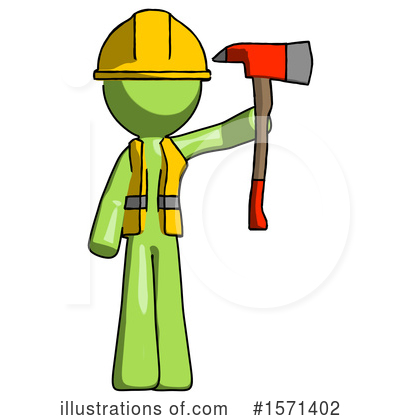 Royalty-Free (RF) Green Design Mascot Clipart Illustration by Leo Blanchette - Stock Sample #1571402