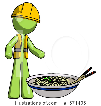 Royalty-Free (RF) Green Design Mascot Clipart Illustration by Leo Blanchette - Stock Sample #1571405