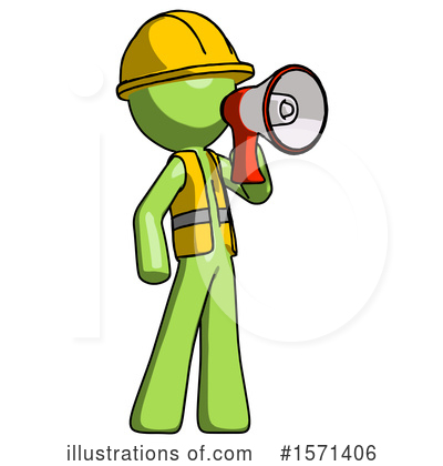 Royalty-Free (RF) Green Design Mascot Clipart Illustration by Leo Blanchette - Stock Sample #1571406