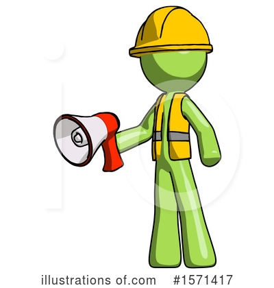 Royalty-Free (RF) Green Design Mascot Clipart Illustration by Leo Blanchette - Stock Sample #1571417