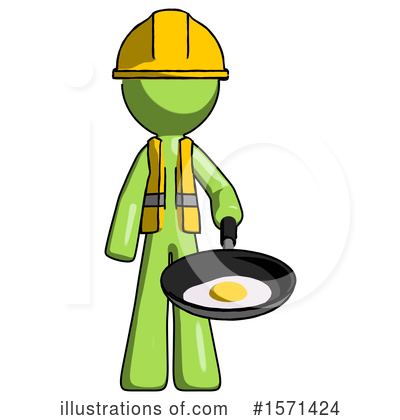 Royalty-Free (RF) Green Design Mascot Clipart Illustration by Leo Blanchette - Stock Sample #1571424