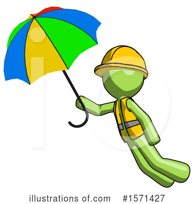 Royalty-Free (RF) Green Design Mascot Clipart Illustration by Leo Blanchette - Stock Sample #1571427