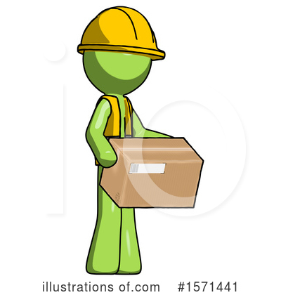 Royalty-Free (RF) Green Design Mascot Clipart Illustration by Leo Blanchette - Stock Sample #1571441