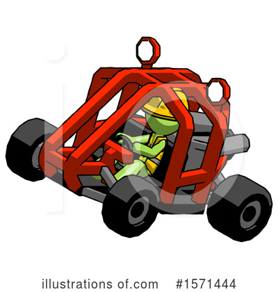 Royalty-Free (RF) Green Design Mascot Clipart Illustration by Leo Blanchette - Stock Sample #1571444