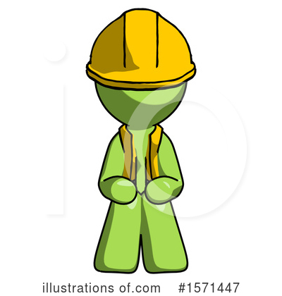 Royalty-Free (RF) Green Design Mascot Clipart Illustration by Leo Blanchette - Stock Sample #1571447
