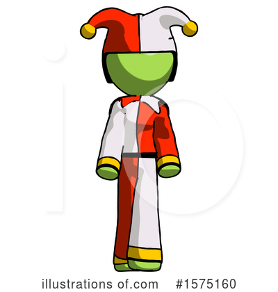 Royalty-Free (RF) Green Design Mascot Clipart Illustration by Leo Blanchette - Stock Sample #1575160