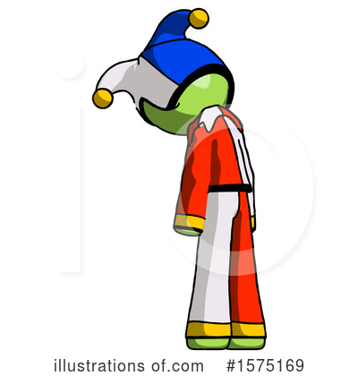 Royalty-Free (RF) Green Design Mascot Clipart Illustration by Leo Blanchette - Stock Sample #1575169