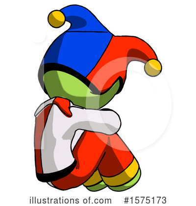 Royalty-Free (RF) Green Design Mascot Clipart Illustration by Leo Blanchette - Stock Sample #1575173