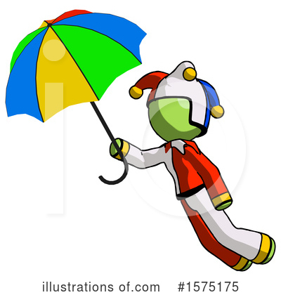 Royalty-Free (RF) Green Design Mascot Clipart Illustration by Leo Blanchette - Stock Sample #1575175