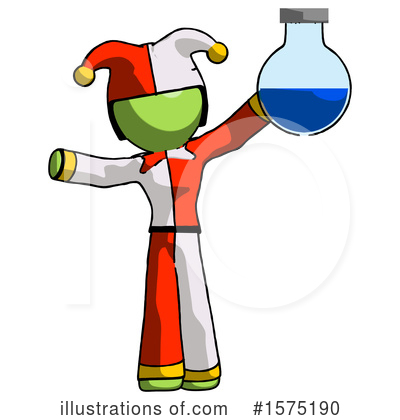 Royalty-Free (RF) Green Design Mascot Clipart Illustration by Leo Blanchette - Stock Sample #1575190