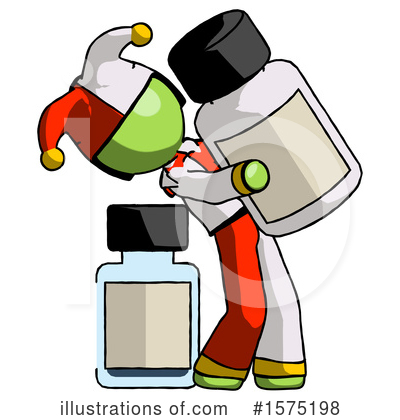 Royalty-Free (RF) Green Design Mascot Clipart Illustration by Leo Blanchette - Stock Sample #1575198