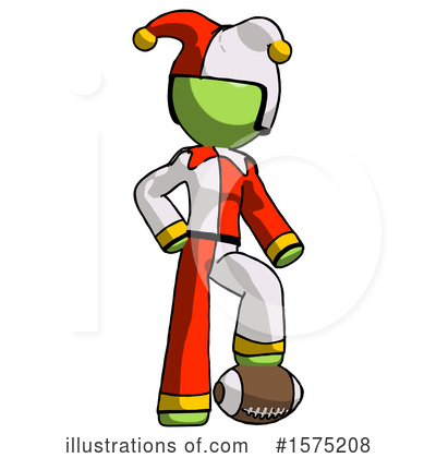 Royalty-Free (RF) Green Design Mascot Clipart Illustration by Leo Blanchette - Stock Sample #1575208