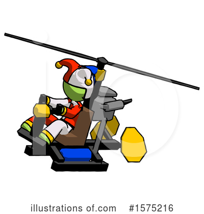 Royalty-Free (RF) Green Design Mascot Clipart Illustration by Leo Blanchette - Stock Sample #1575216