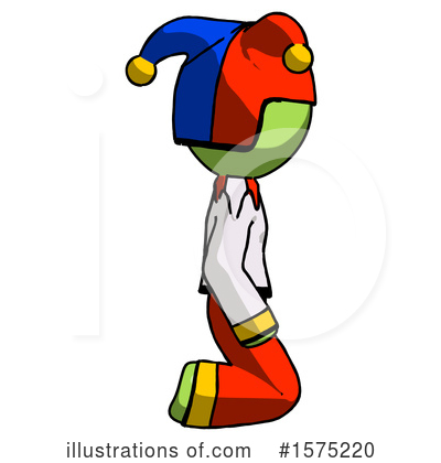 Royalty-Free (RF) Green Design Mascot Clipart Illustration by Leo Blanchette - Stock Sample #1575220