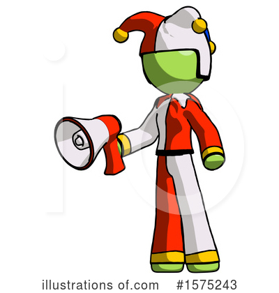 Royalty-Free (RF) Green Design Mascot Clipart Illustration by Leo Blanchette - Stock Sample #1575243