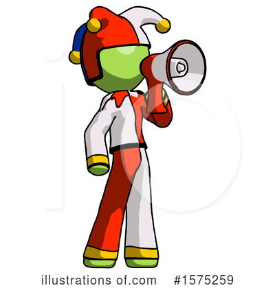 Royalty-Free (RF) Green Design Mascot Clipart Illustration by Leo Blanchette - Stock Sample #1575259