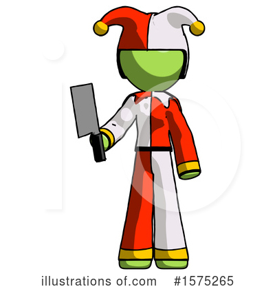 Royalty-Free (RF) Green Design Mascot Clipart Illustration by Leo Blanchette - Stock Sample #1575265