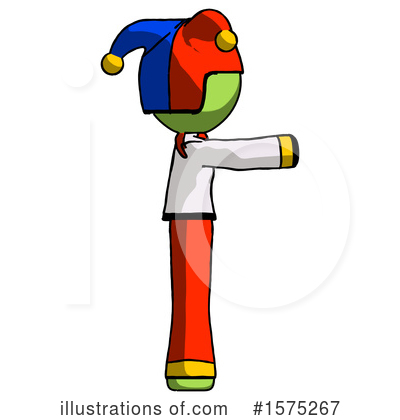 Royalty-Free (RF) Green Design Mascot Clipart Illustration by Leo Blanchette - Stock Sample #1575267