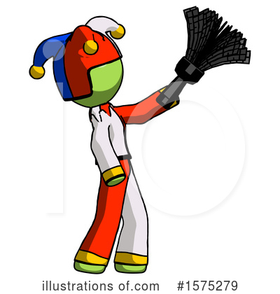 Royalty-Free (RF) Green Design Mascot Clipart Illustration by Leo Blanchette - Stock Sample #1575279