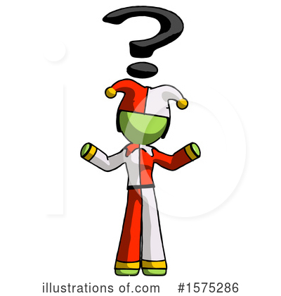 Royalty-Free (RF) Green Design Mascot Clipart Illustration by Leo Blanchette - Stock Sample #1575286