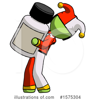 Royalty-Free (RF) Green Design Mascot Clipart Illustration by Leo Blanchette - Stock Sample #1575304