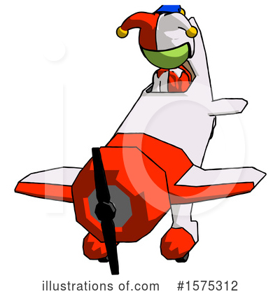 Royalty-Free (RF) Green Design Mascot Clipart Illustration by Leo Blanchette - Stock Sample #1575312