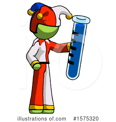 Royalty-Free (RF) Green Design Mascot Clipart Illustration by Leo Blanchette - Stock Sample #1575320