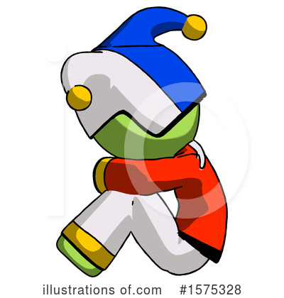 Royalty-Free (RF) Green Design Mascot Clipart Illustration by Leo Blanchette - Stock Sample #1575328