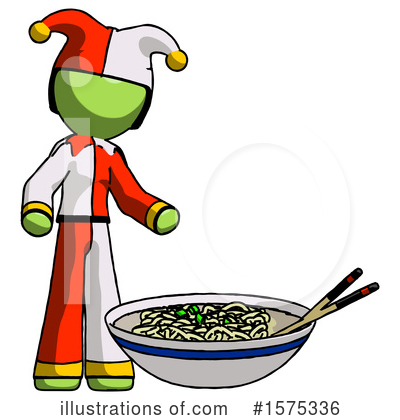 Royalty-Free (RF) Green Design Mascot Clipart Illustration by Leo Blanchette - Stock Sample #1575336