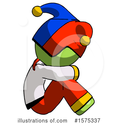 Royalty-Free (RF) Green Design Mascot Clipart Illustration by Leo Blanchette - Stock Sample #1575337