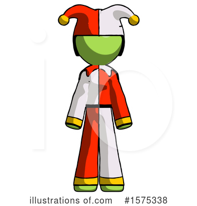Royalty-Free (RF) Green Design Mascot Clipart Illustration by Leo Blanchette - Stock Sample #1575338